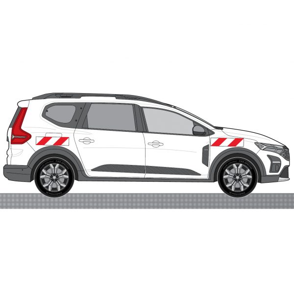 Kit Rouge-Blanc CL. A Standard - DACIA Jogger (2021) – Image 2
